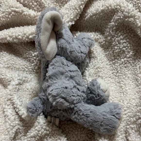 Gray Plush Elephant Stuffed Animal - Picture 3 of 4